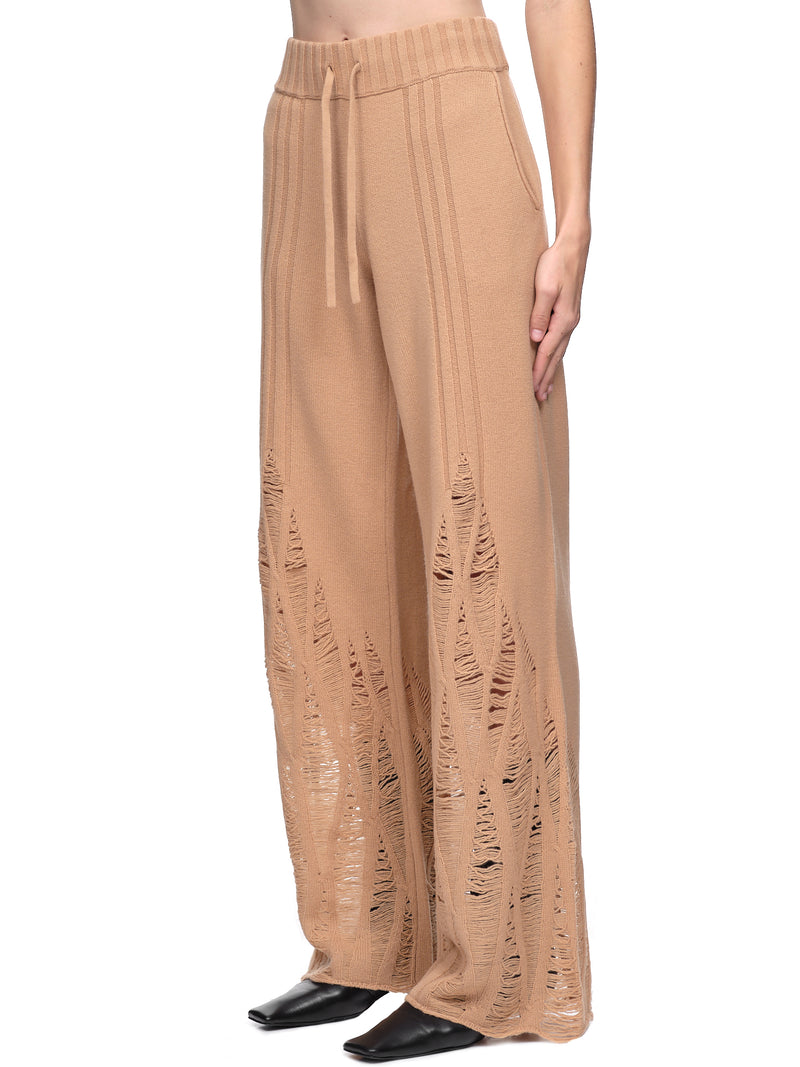 Dion Lee Distressed Cashmere Pants | H.Lorenzo - side