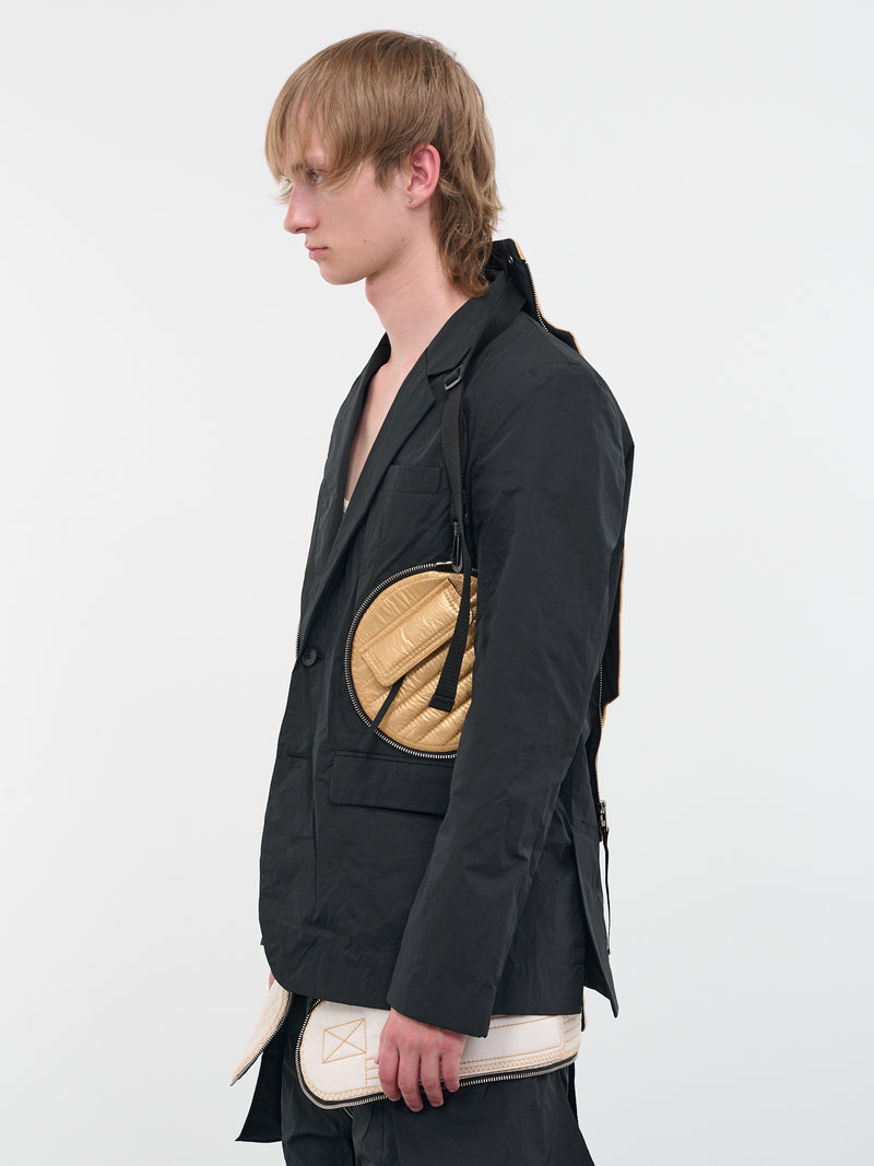 Black Packable Quilted Jacket (CG-CWOJKT47-BLACK)