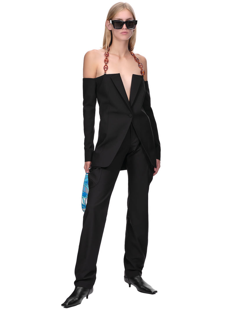 Coperni Chain Detail Blazer | H.Lorenzo - styled