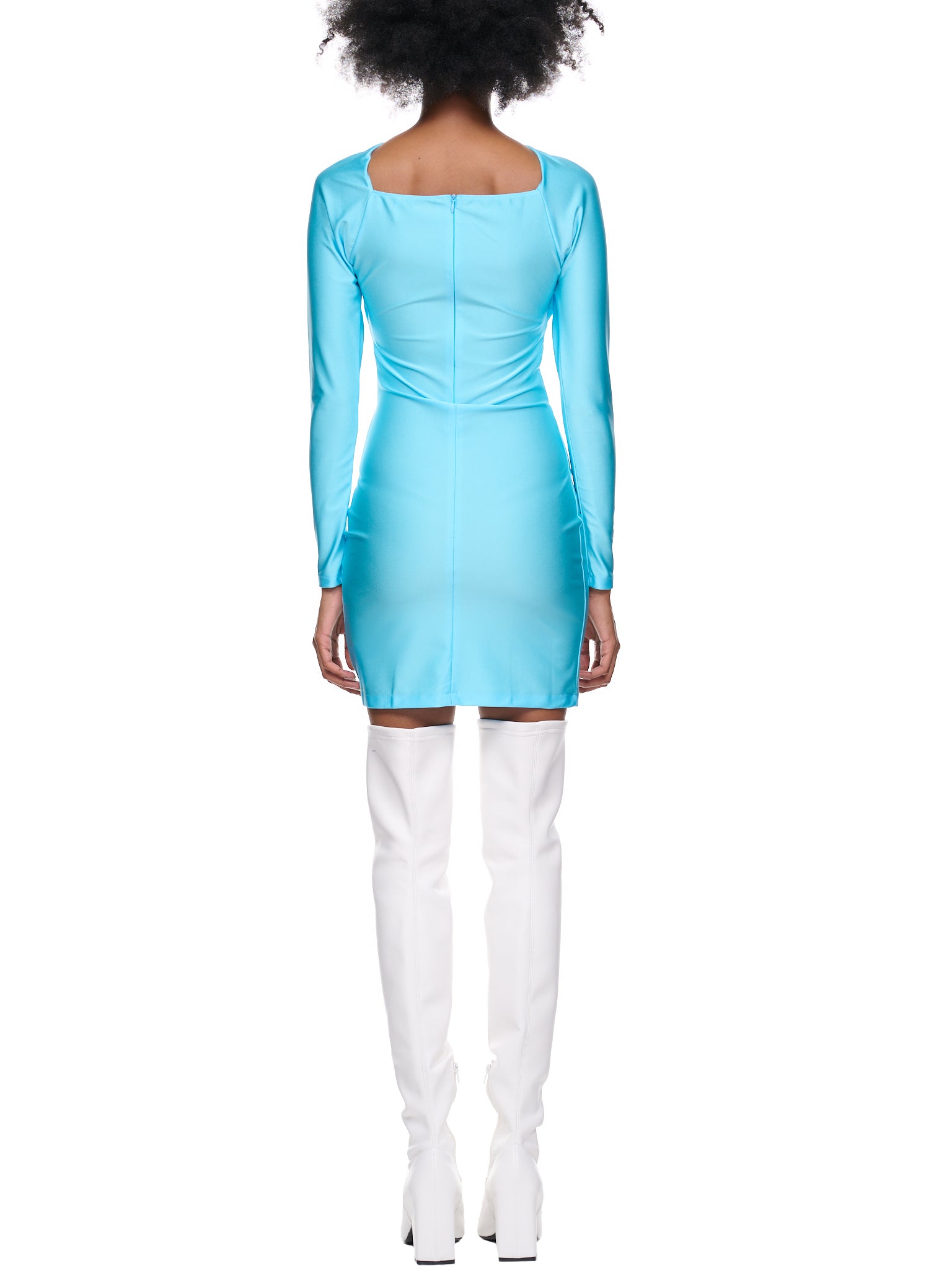 Cut-Out Jersey Dress (COPJS42545-TURQUOISE)