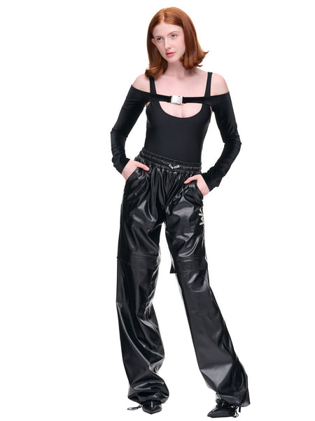 David Koma Velvet Overlayer Bodysuit | H.Lorenzo