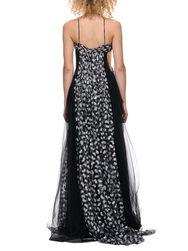 Embroidered Dress (DR20-BLACK)