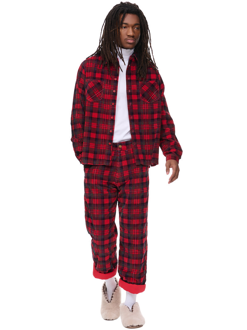 Flannel Shirt (ERL05B008-RED)
