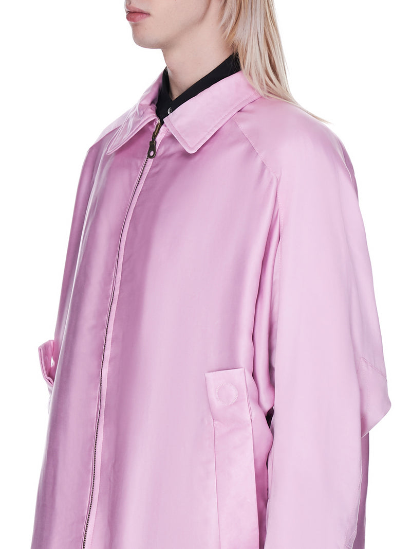 Oversized Satin Blouson (G10-HCOC044-PINK)