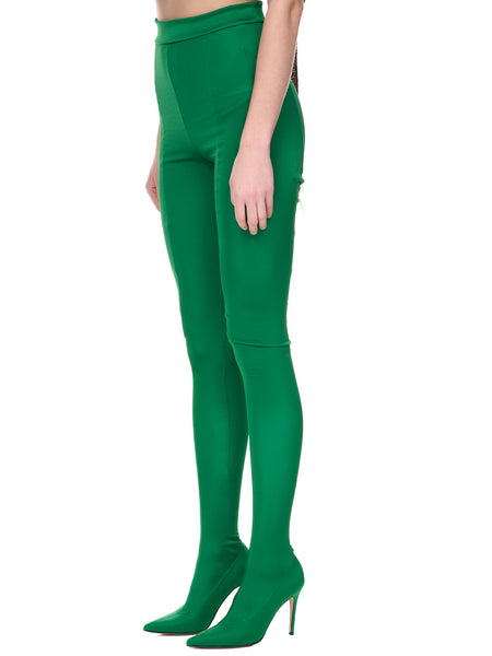 Shoes High Heels And Leggins Heel Leggings (GB-GREEN)