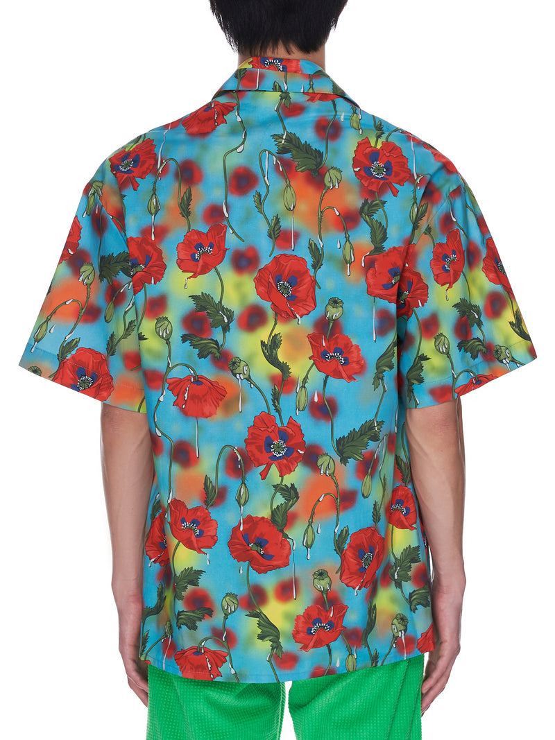 Poppie Studded Short Sleeve Shirt (GHOST-TOWN-LIGHT-POPPIES)