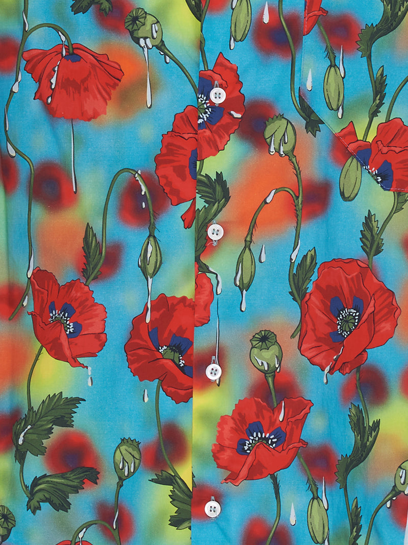 Poppie Studded Short Sleeve Shirt (GHOST-TOWN-LIGHT-POPPIES)