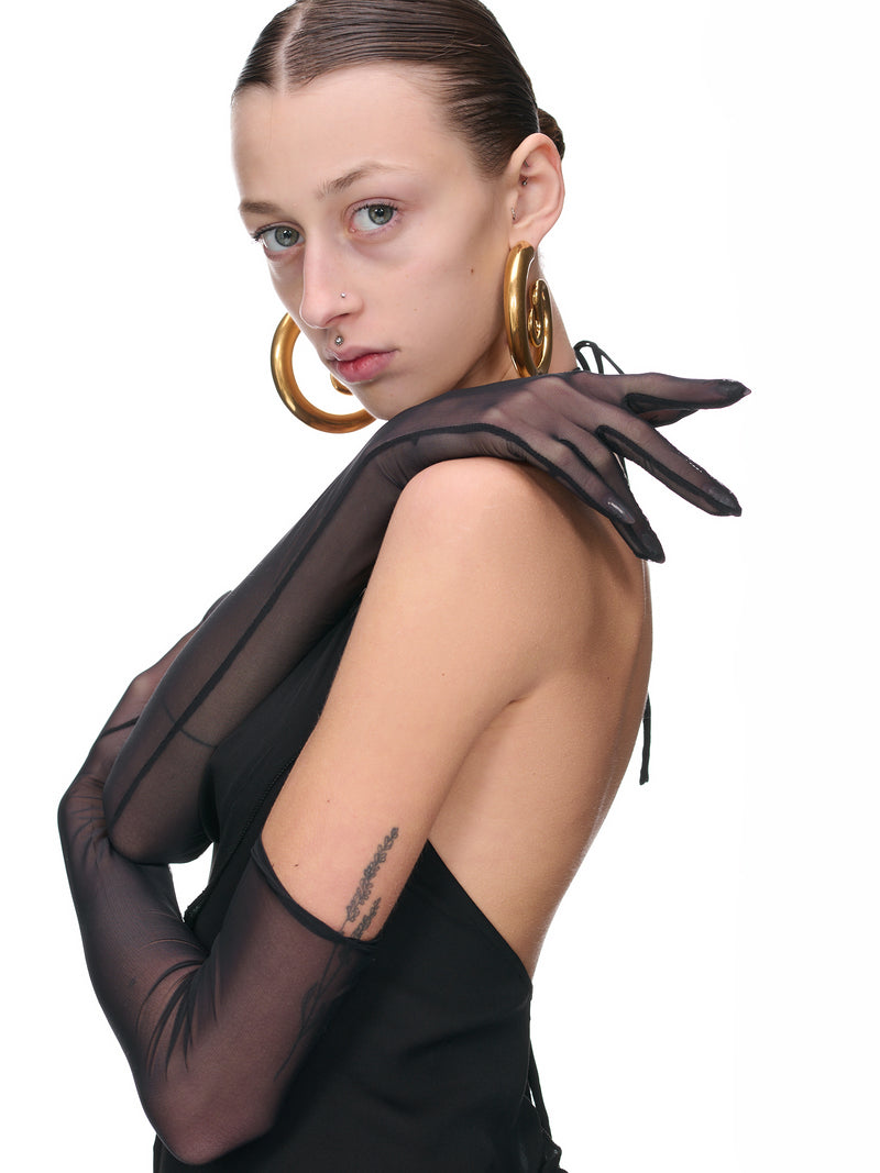 Tulle Gloves (GL10-1-BLACK)