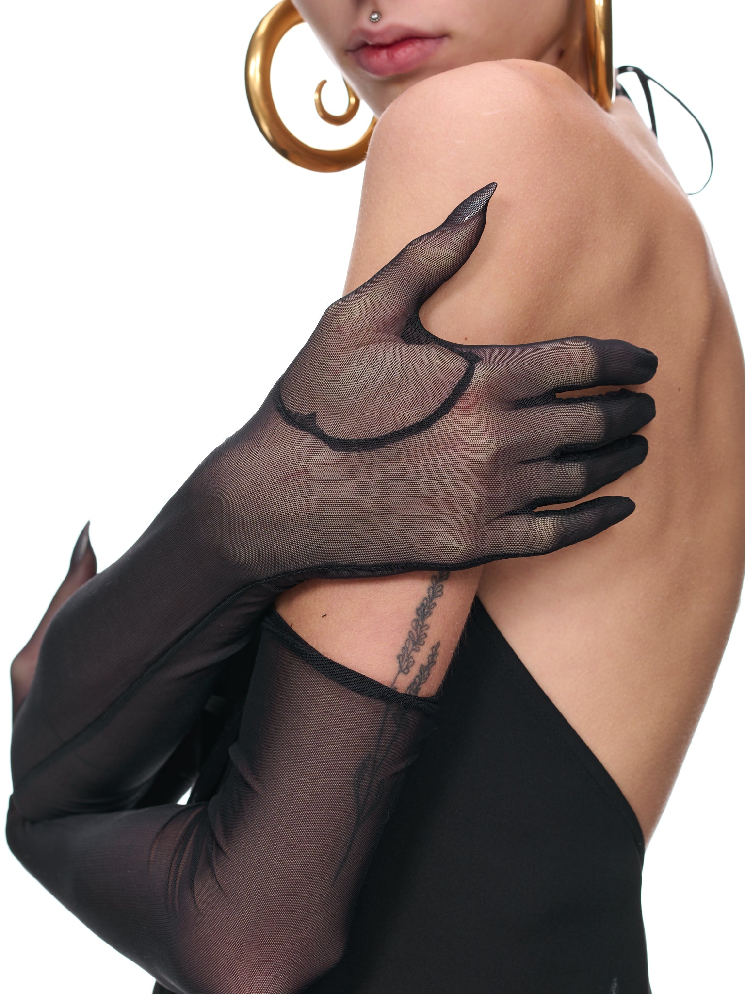Tulle Gloves (GL10-1-BLACK)