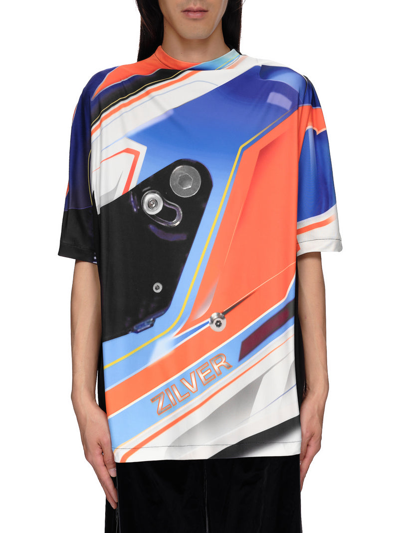 Zilver Helmet Racer T-Shirt | H. Lorenzo - front