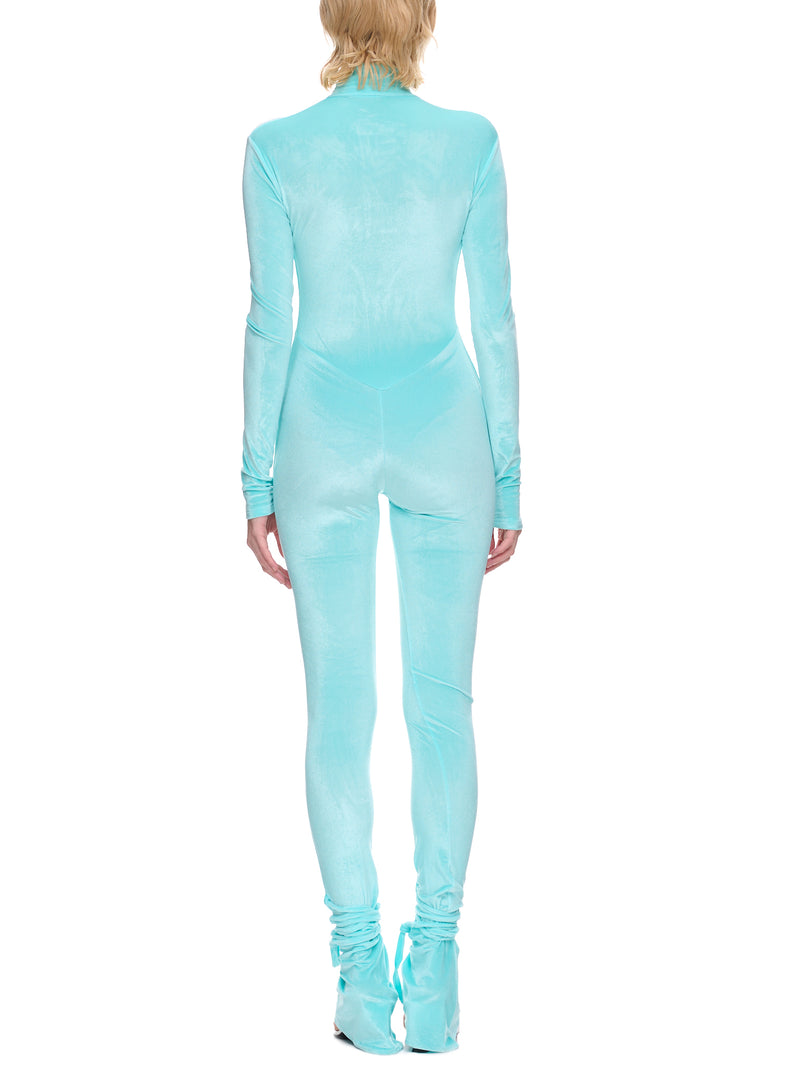 Hot Juicy Velvet Jumpsuit (HJ2J-HOT-JUICY-2.0-SKY-BLUE)