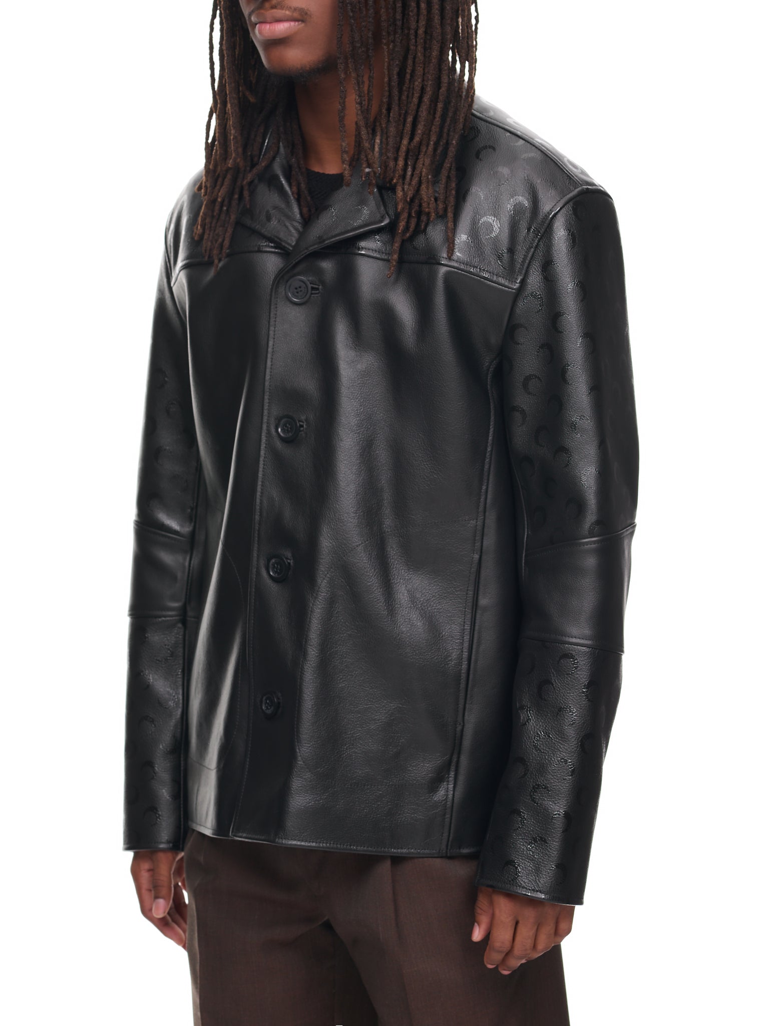 Moon Leather Jacket (J086M-LEALE021-BLACK)