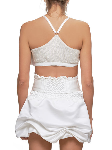 Jenny Fax Tweed Bralette