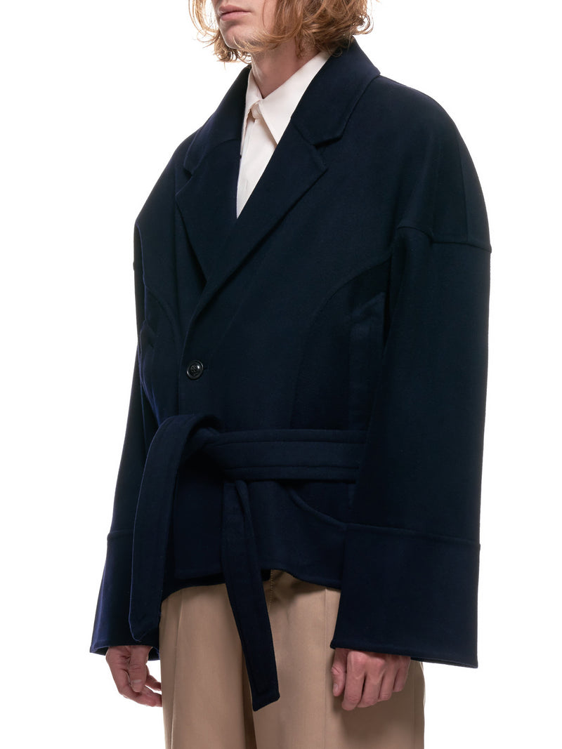 Cashmere Coat (JK020-NAVY)