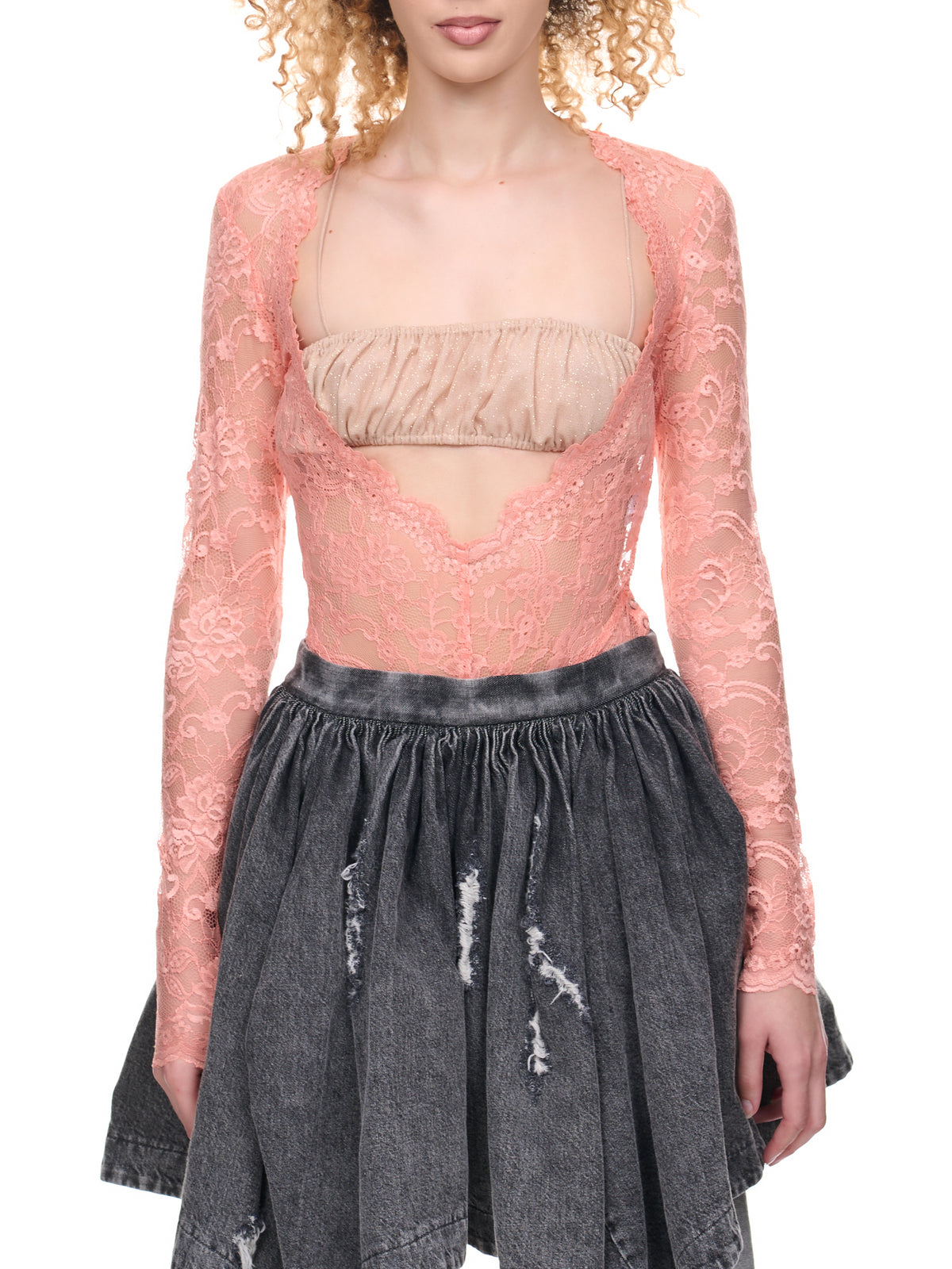 Lace Bodysuit (JUMP03-ORANGE)