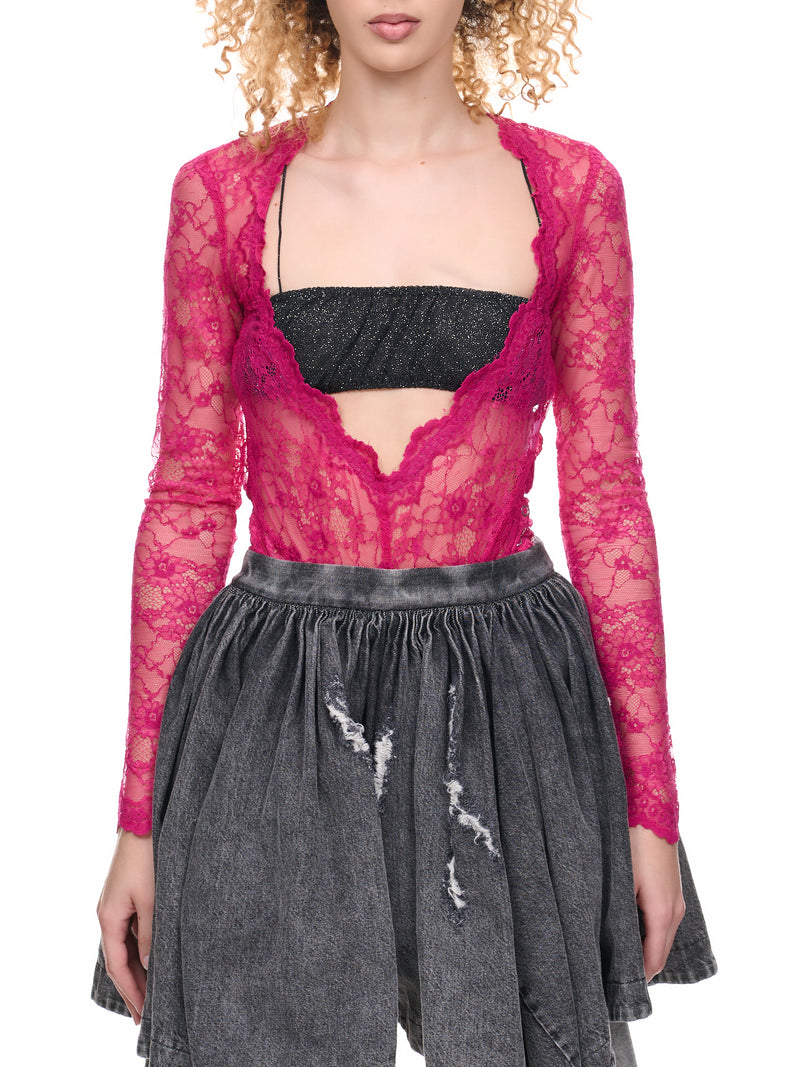 Lace Bodysuit (JUMP03-PINK)