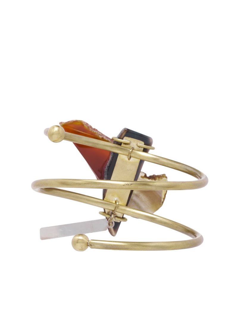 Marine Serre Stone Therapy Cuff | H. Lorenzo - back