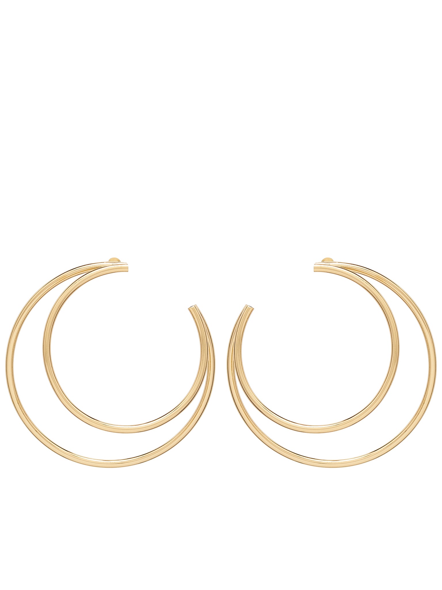 Small Moon Earrings (JW150W-OTHTR012-GOLD)