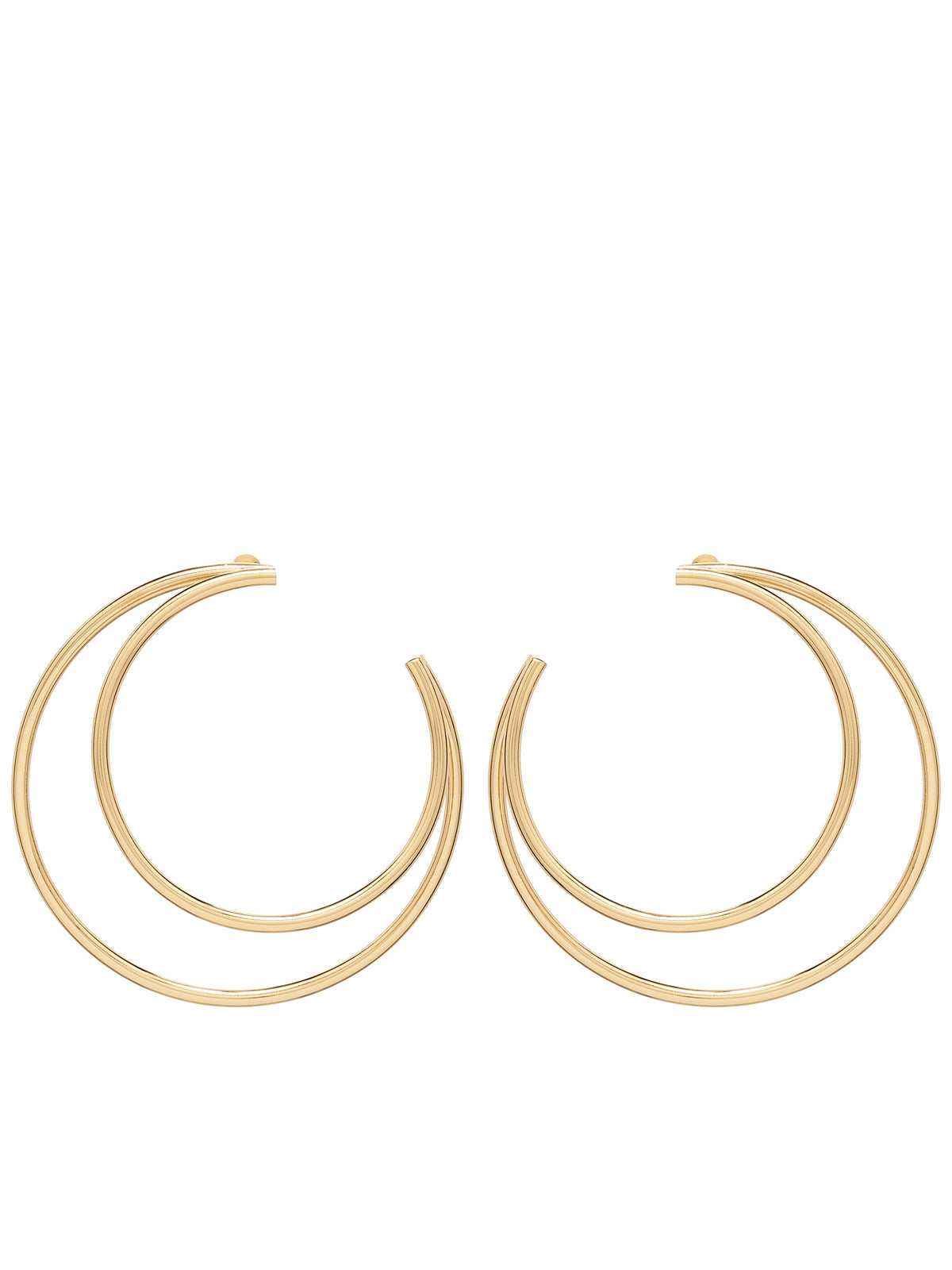 Small Moon Earrings (JW150W-OTHTR012-GOLD)