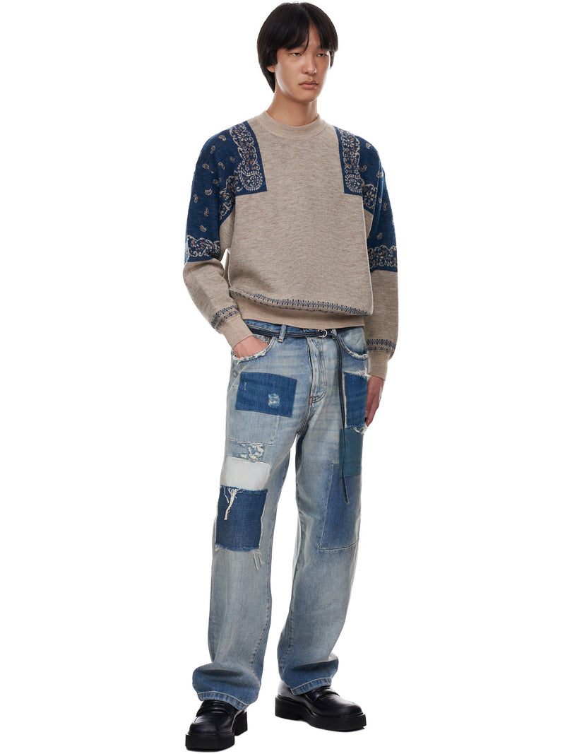 Kapital Bandana Sweater | H. Lorenzo - styled