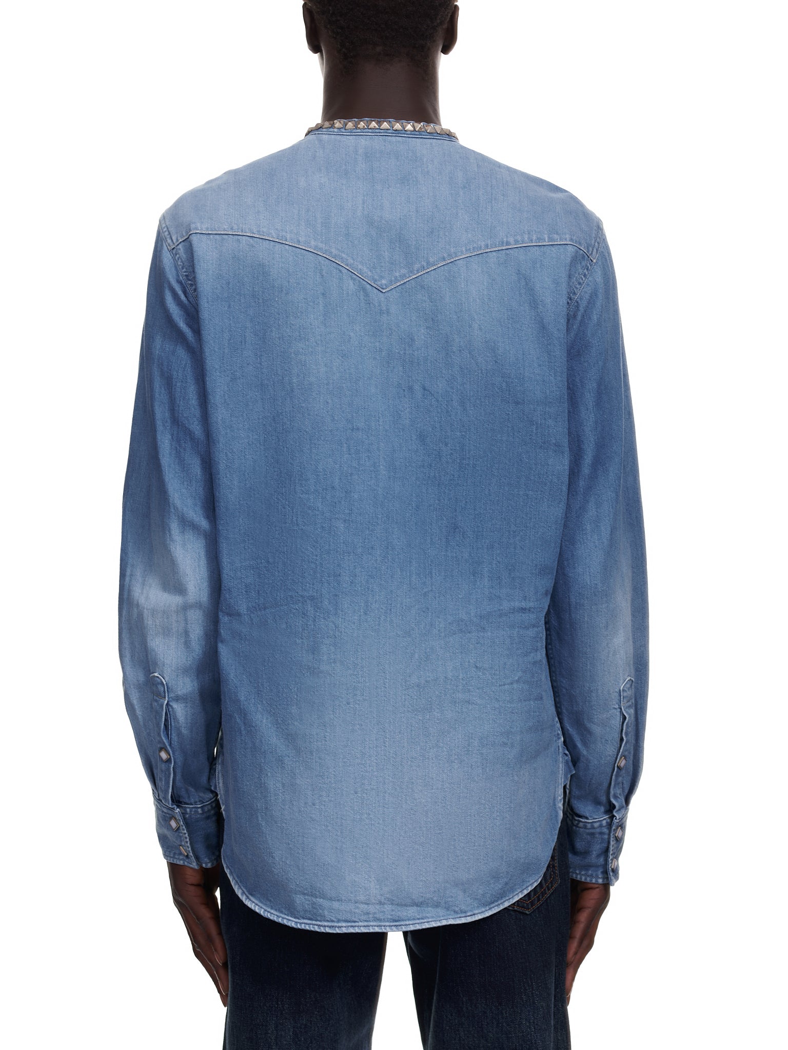Kapital Stud Collar Denim Shirt | H. Lorenzo - back