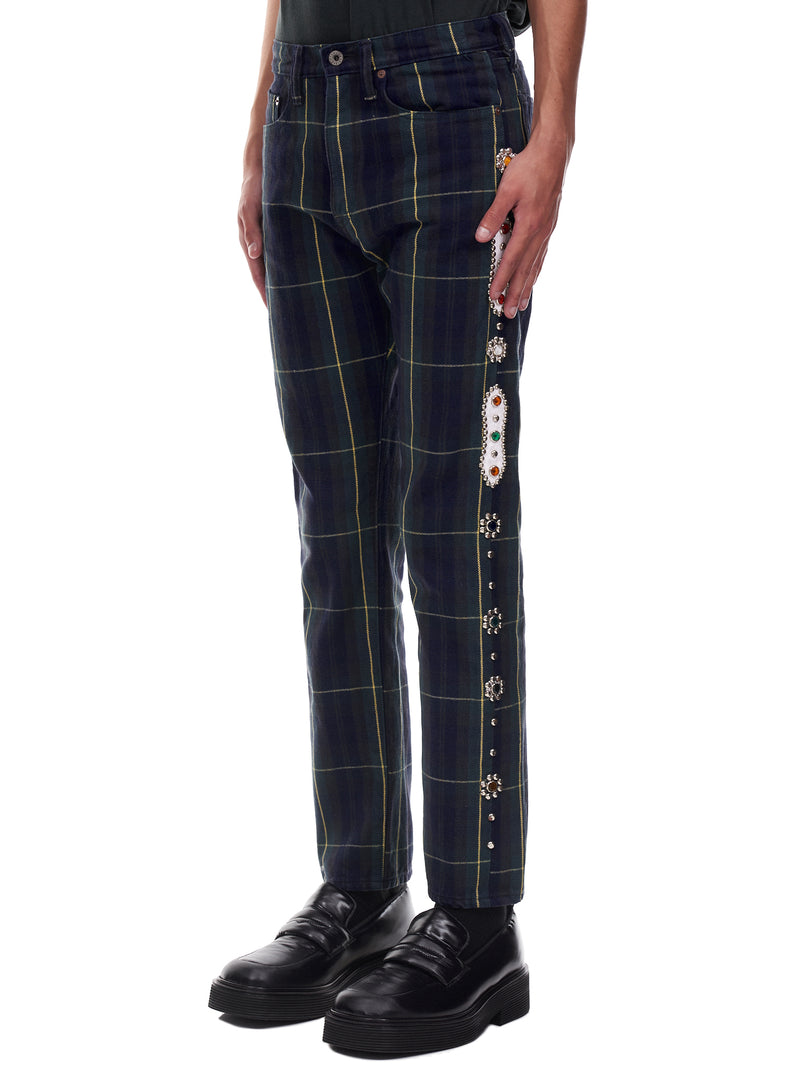 Kapital Check Jeans | H. Lorenzo - side