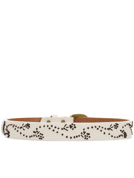 KAPITAL Leather Belt Extra thick genuine leather/gold brass