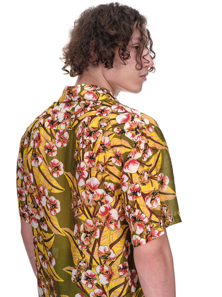 rai♡◡̈SOIL | 40SPOPLIN FLOWER SHIRTS K2205SS111-DARK-