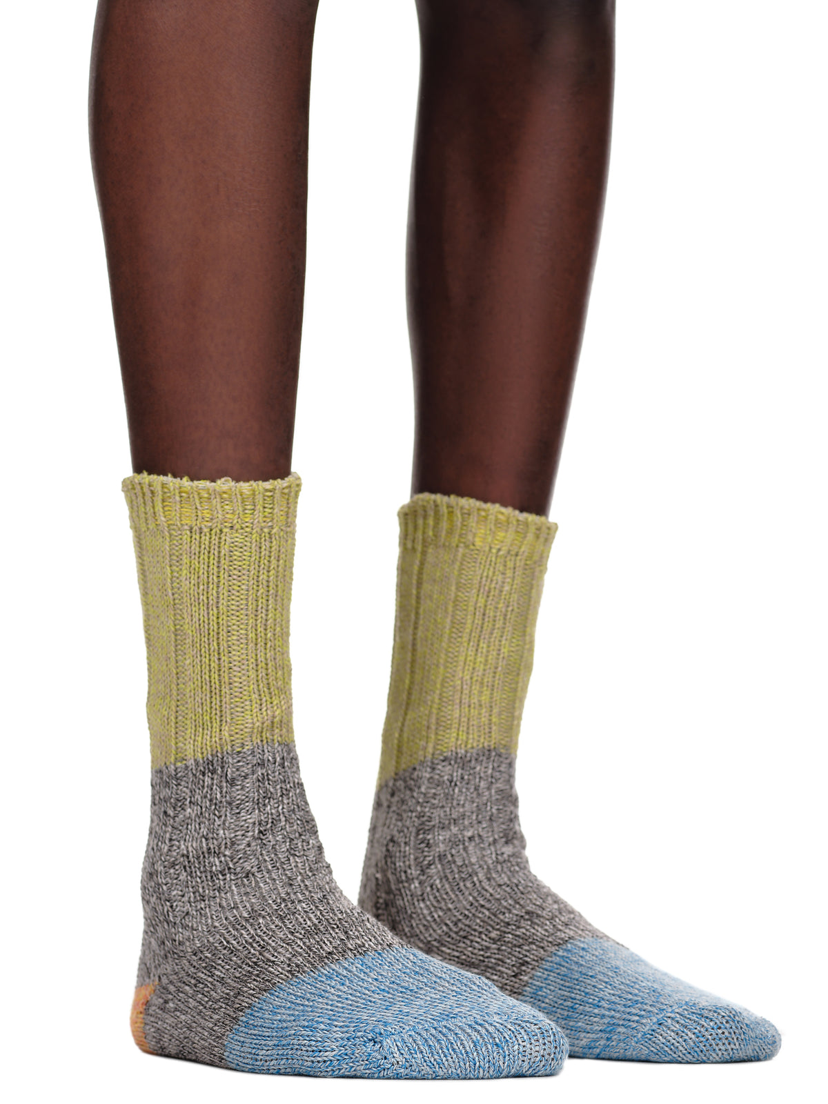 Kapital Jacquard Color Block Socks | H. Lorenzo - detail 