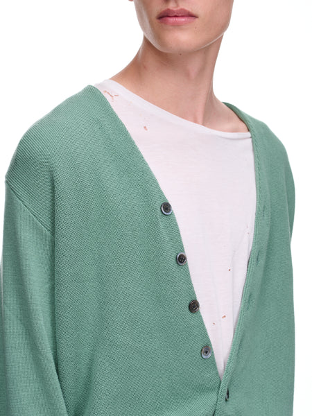 MUSINSA | MAHAGRID MGD COWBOY KNIT SWEATER OLIVE(MG2EFMK604A)