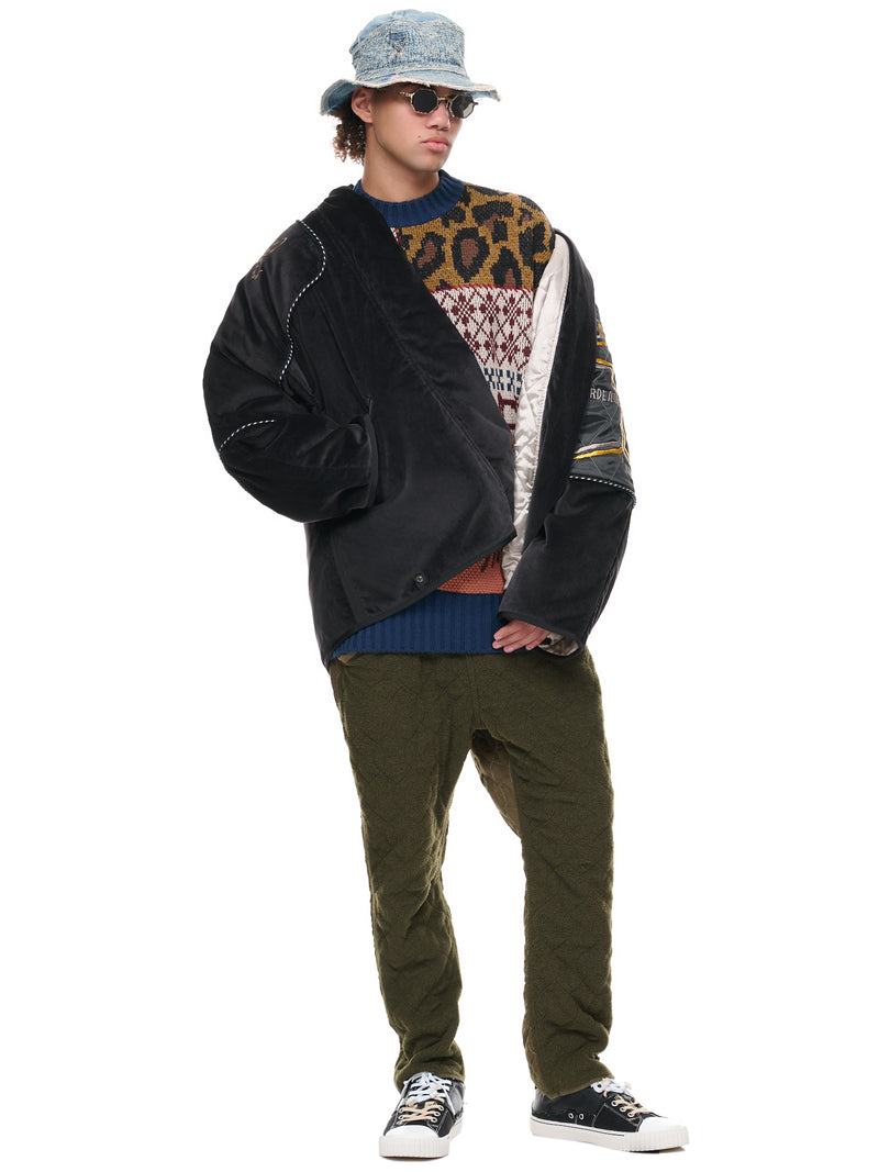 Patchwork Sweater (K2211KN141-NV-NAVY)