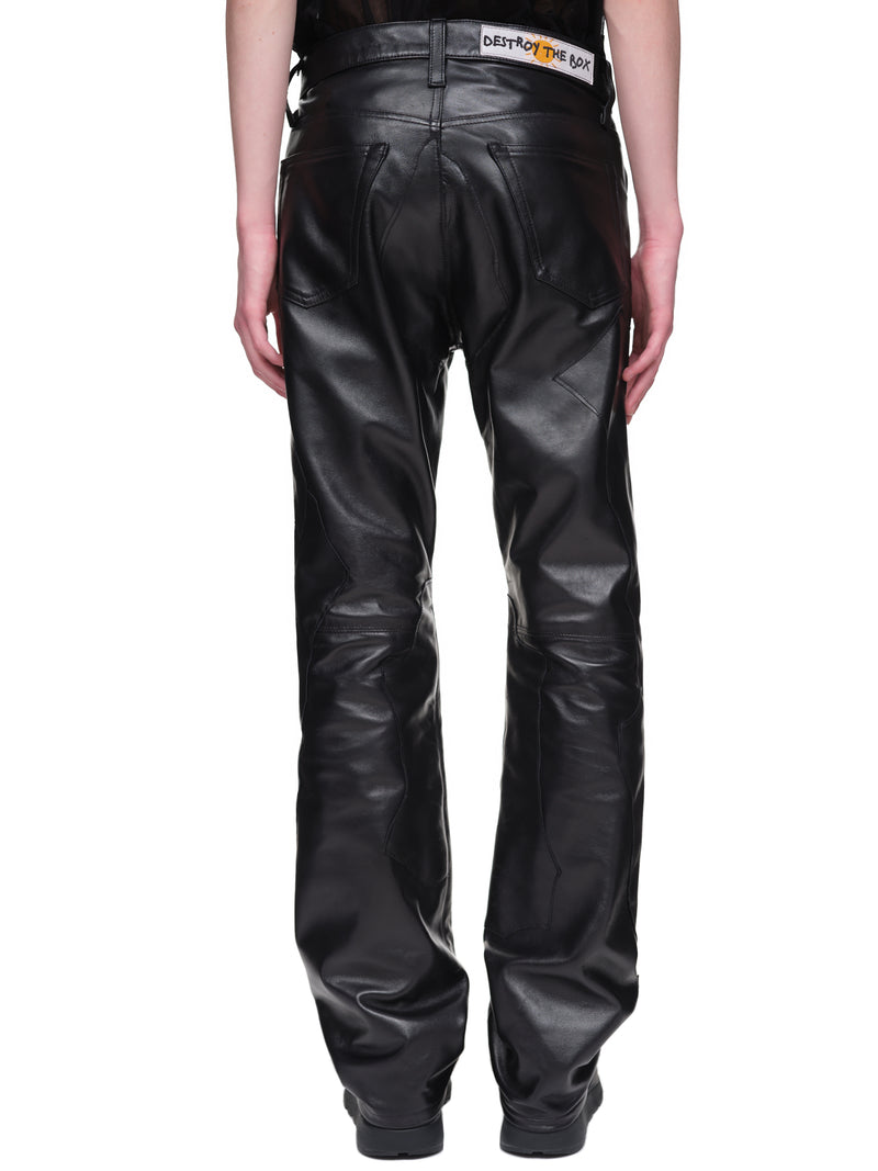 Destroy The Box Leather Pants | H.Lorenzo - back