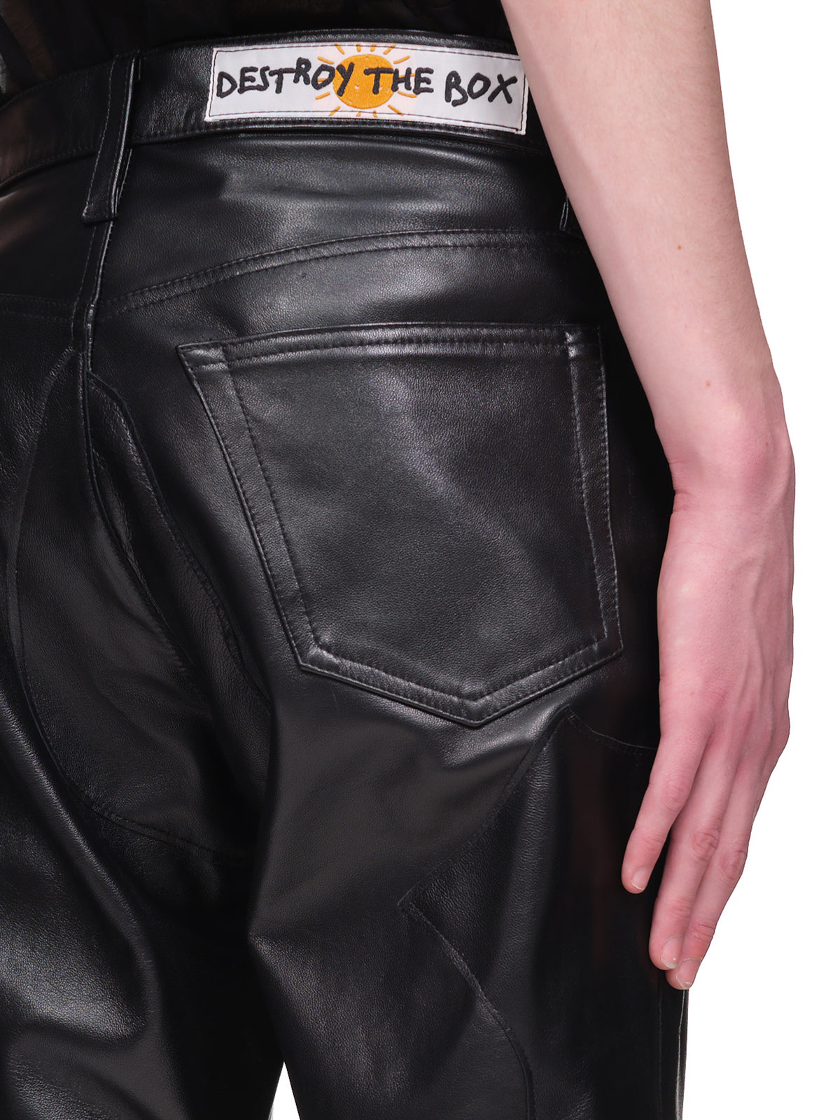 Destroy The Box ﻿Leather Pants | H.Lorenzo - detail 2