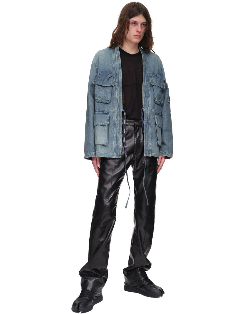 Destroy The Box Leather Pants | H.Lorenzo - styled