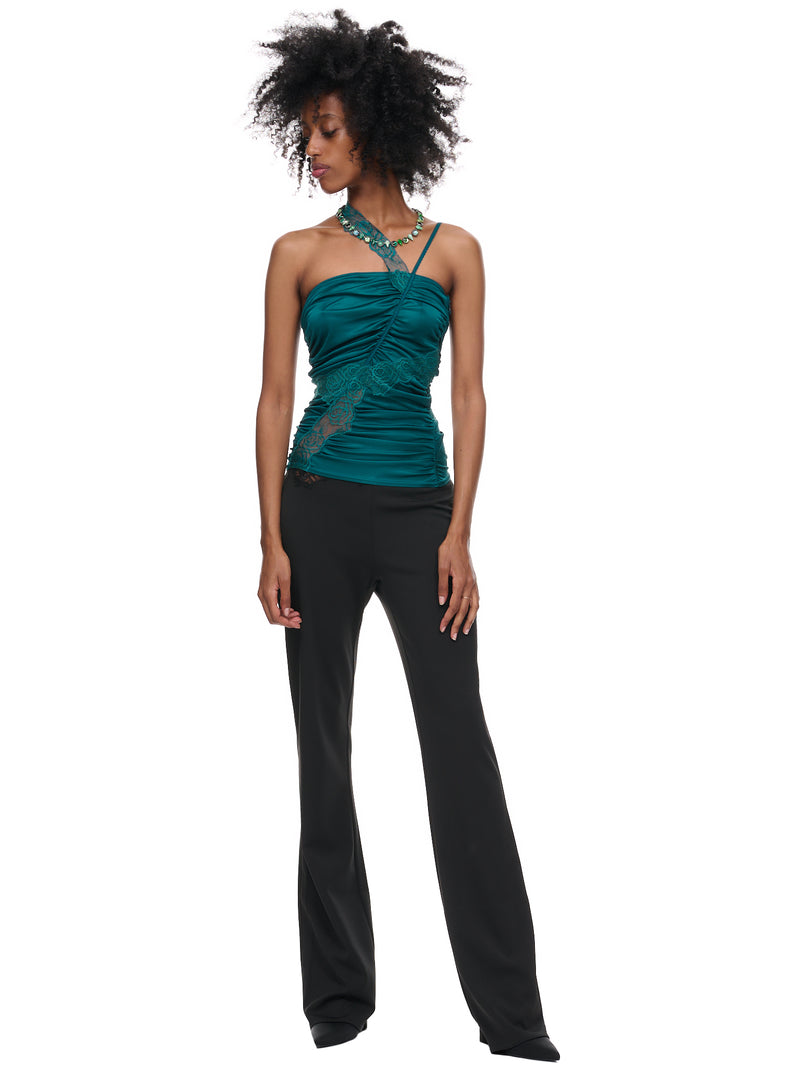 Lace Bustier Top (TO050CRE-GREEN)