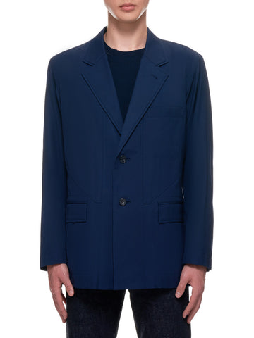 me ISSEY MIYAKE メッシュ シワ加工 半袖 チュニック 青紫 me ISSEY MIYAKE メッシュ シワ加工 半袖 チュニック 青紫（me