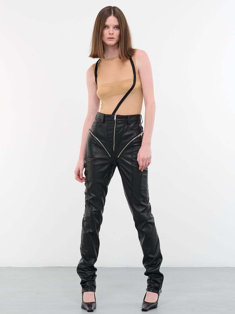 Contoured Line Bodysuit (MZM-BS-TD01-BODY-SKIN-BLACK)