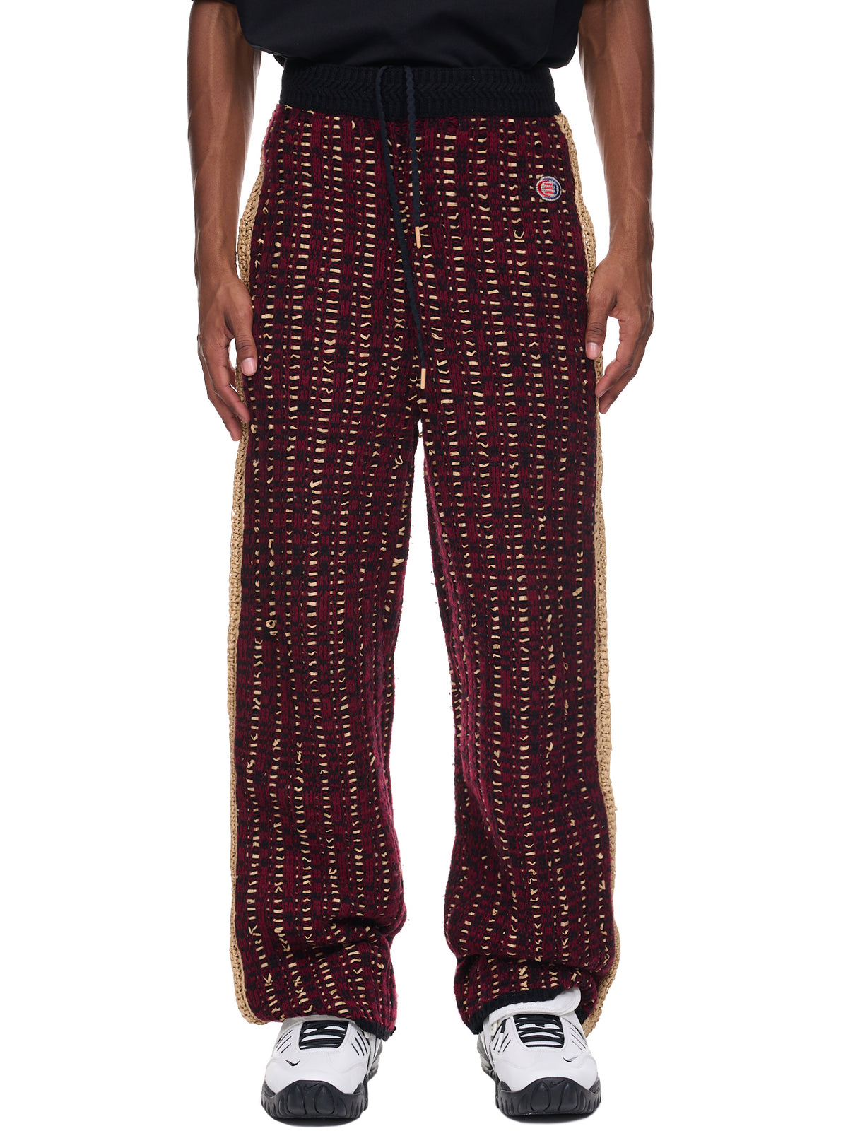 Pistol Track Pants (N3-KN-02-PISTOL-MAROON-GRAIN)