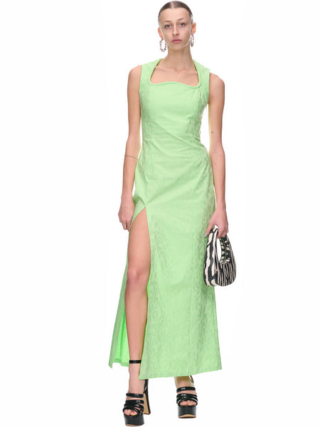 Tubey Leaves Dress (NA019-TUBEY-GREEN-LEAVES) Tubey Leaves Dress (NA019-TUBEY-GREEN-LEAVES)
