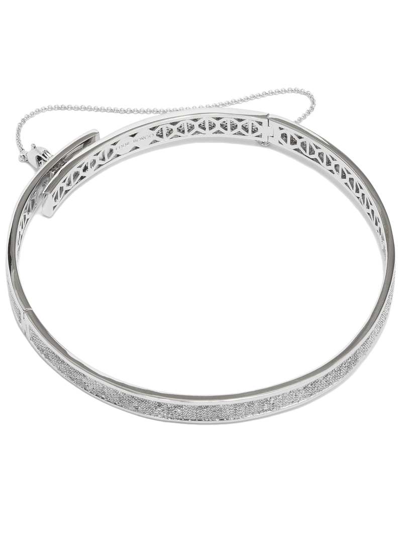 Thin Pavé Safety Chain Choker (NK1738P-01OC)
