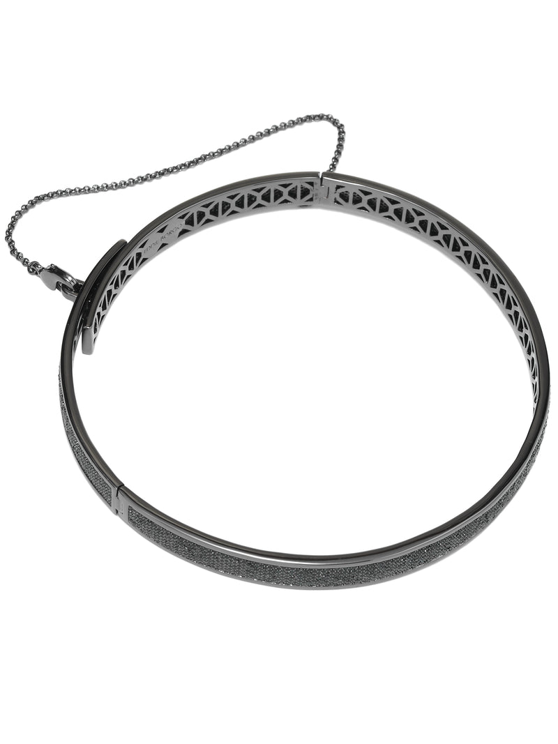 Thin Pavé Safety Chain Choker (NK1738P-040J)
