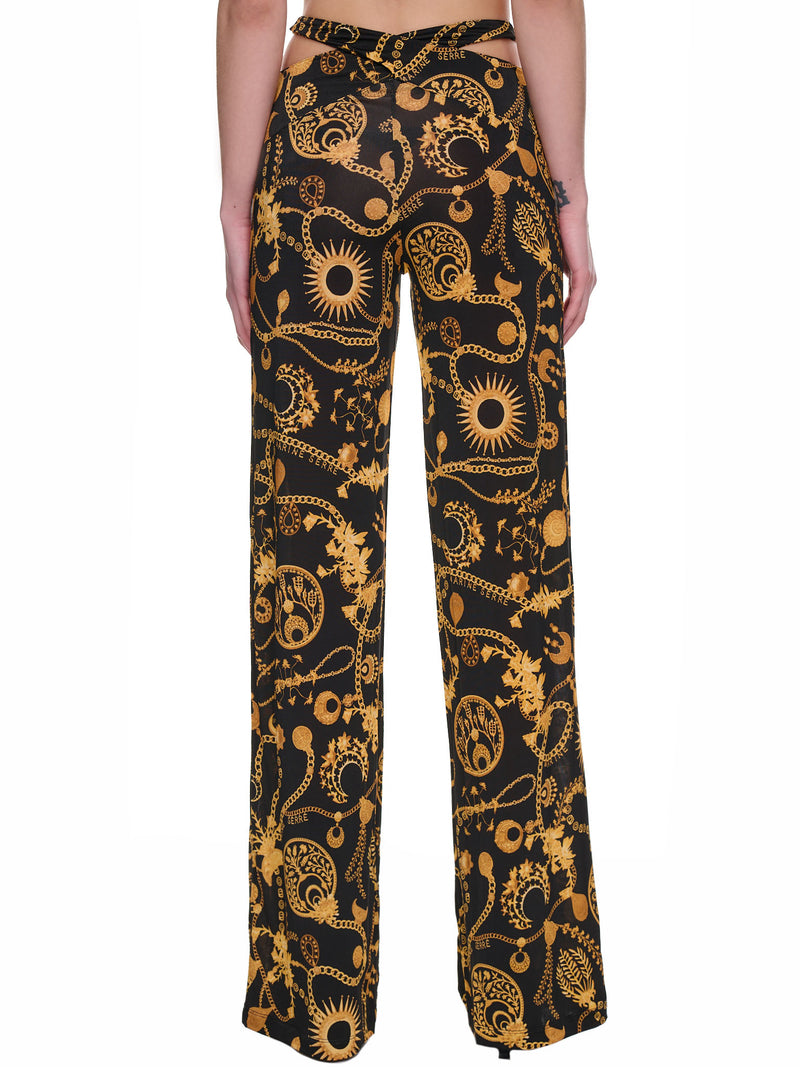 Ornament Jewelry Track Pants (P129W-WOVVI034-AO-ORNAMENT-JEW)