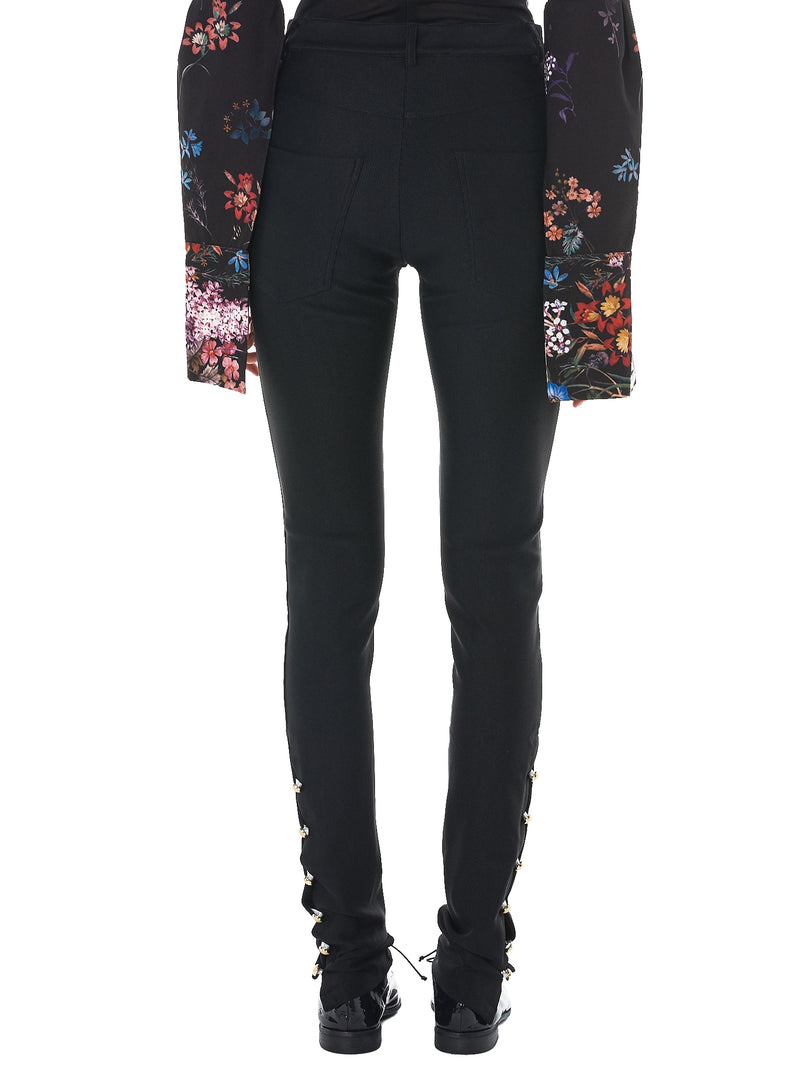 Fitted Stretch Trousers (PA13200-BLACK)