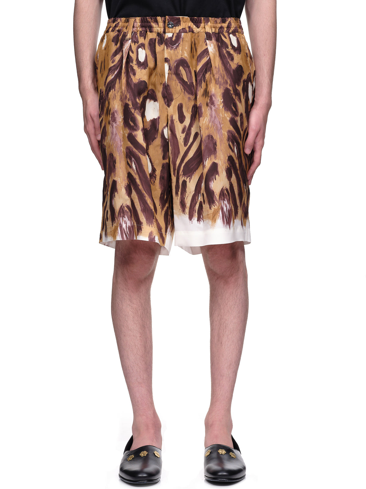 Marni Leopard Shorts | H.Lorenzo - front