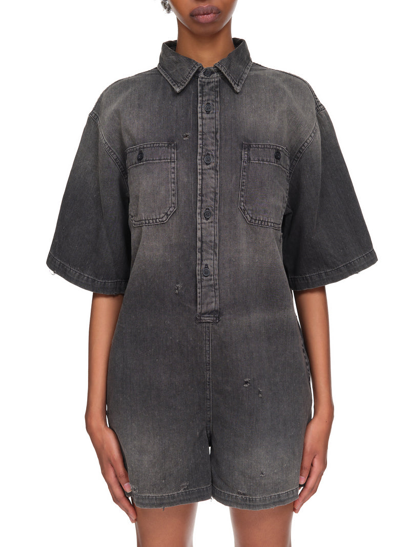 R13 Denim Jumpsuit | H.Lorenzo - front
