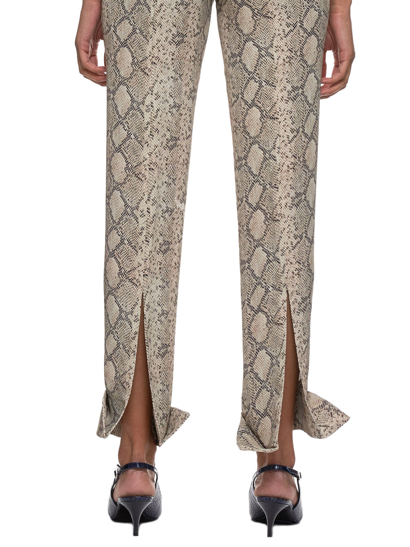 Split Hem Trousers (R1CA36-CLY-BEIGE)