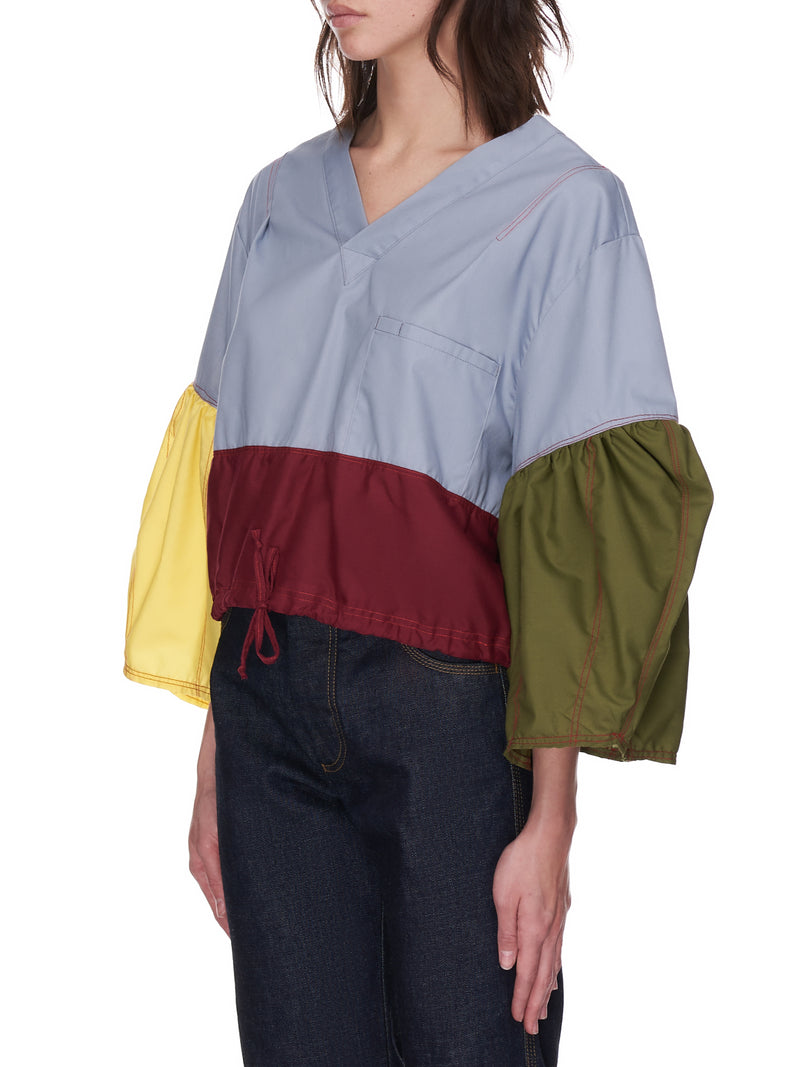 Maryam Nassir Zadeh Landscape Blouse | H. Lorenzo - side