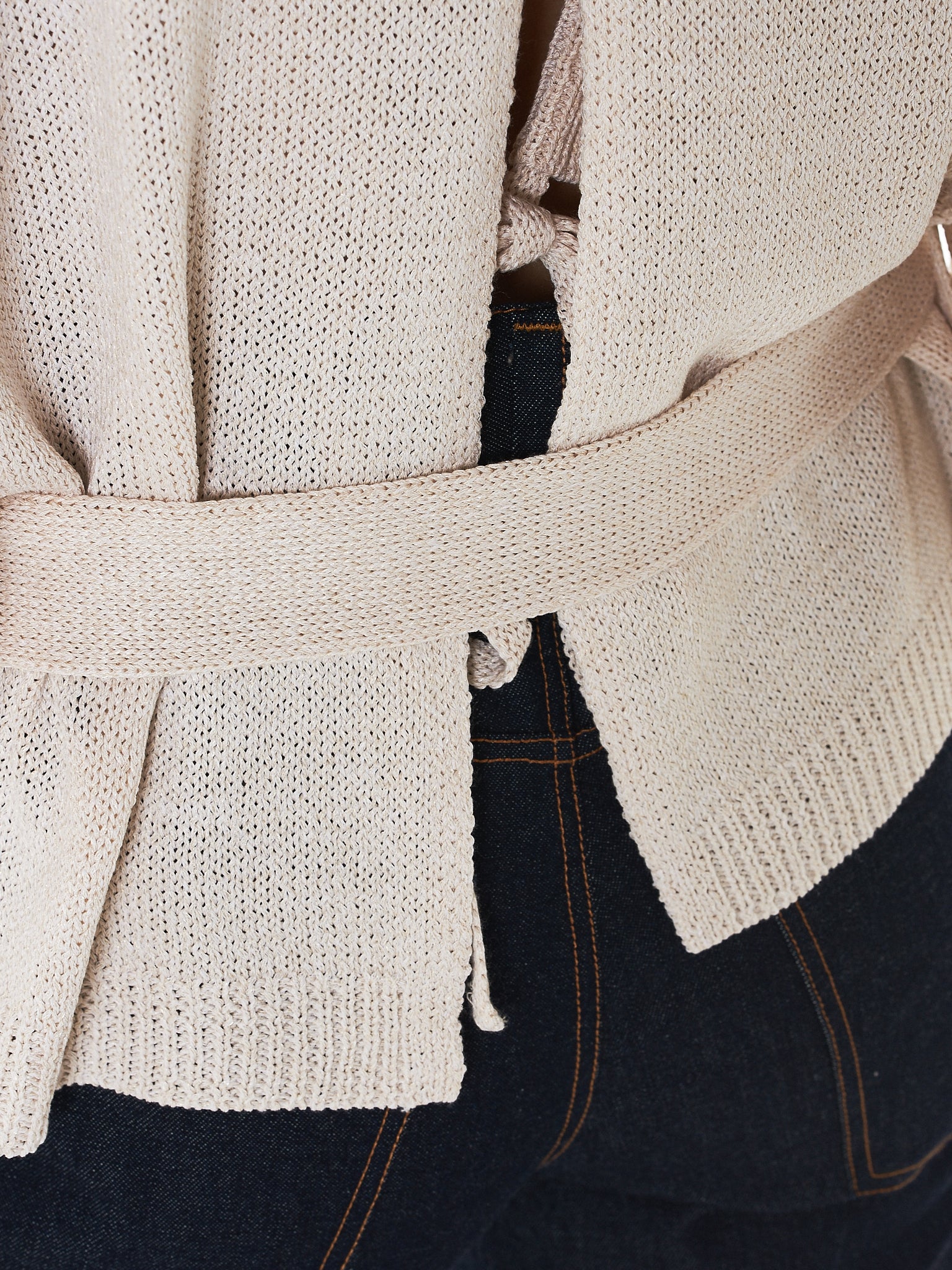 Knit Cardigan (S18-232-CREME)