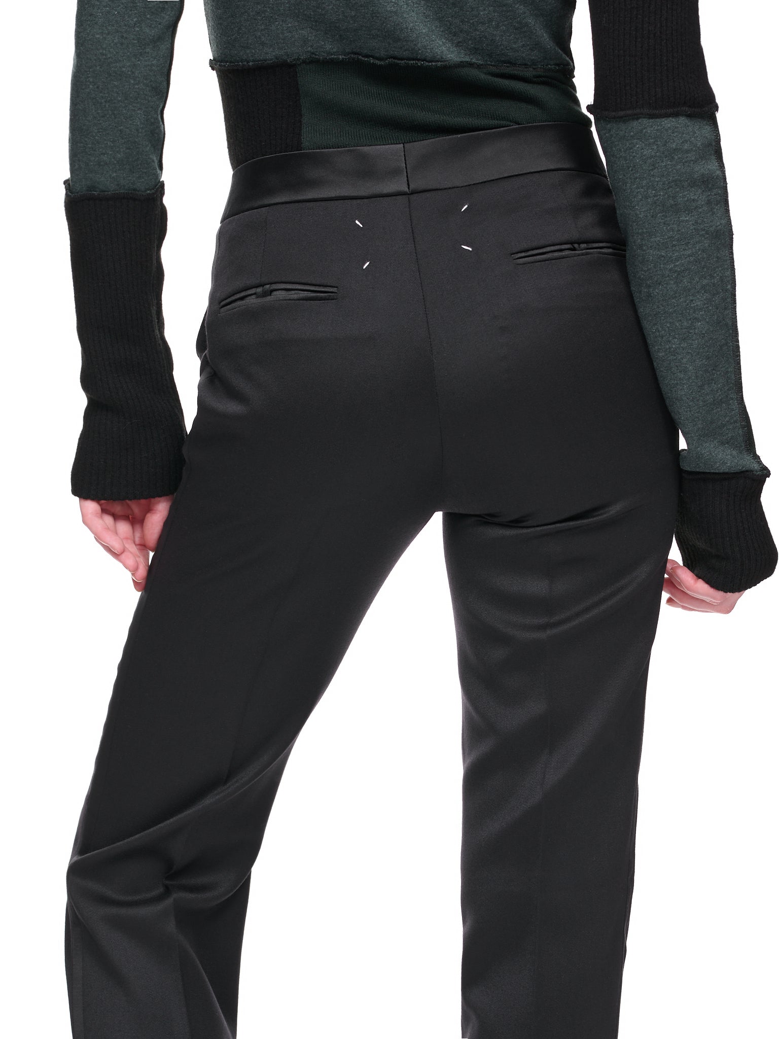Satin Trousers (S51KA0569-S44579-BLACK)