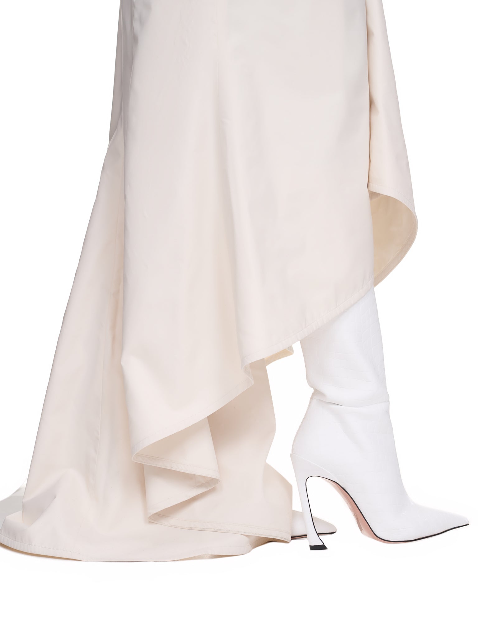 Ruched Dress (SS23D32-IVORY)
